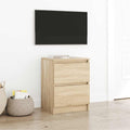 vidaXL Szafka pod TV, dąb sonoma, 40x35x54 cm, materiał drewnopochodny