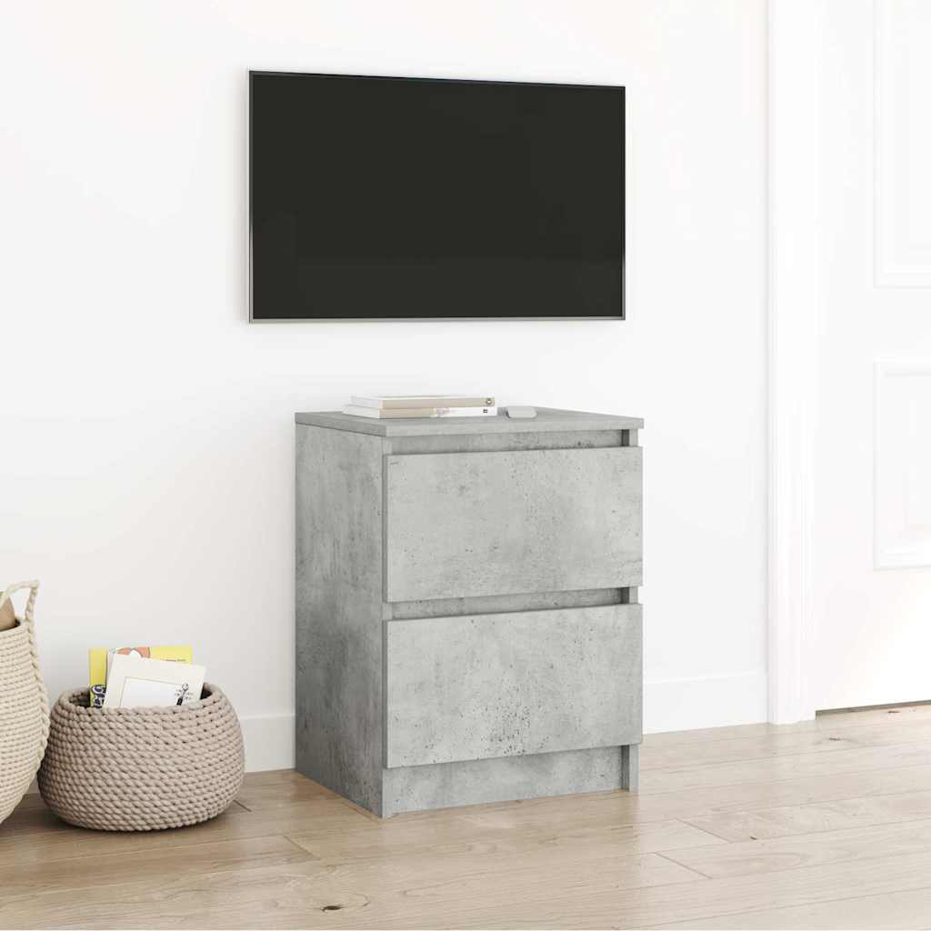 vidaXL Szafka pod TV, szarość betonu, 40x35x54 cm