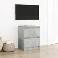 vidaXL Szafka pod TV, szarość betonu, 40x35x54 cm