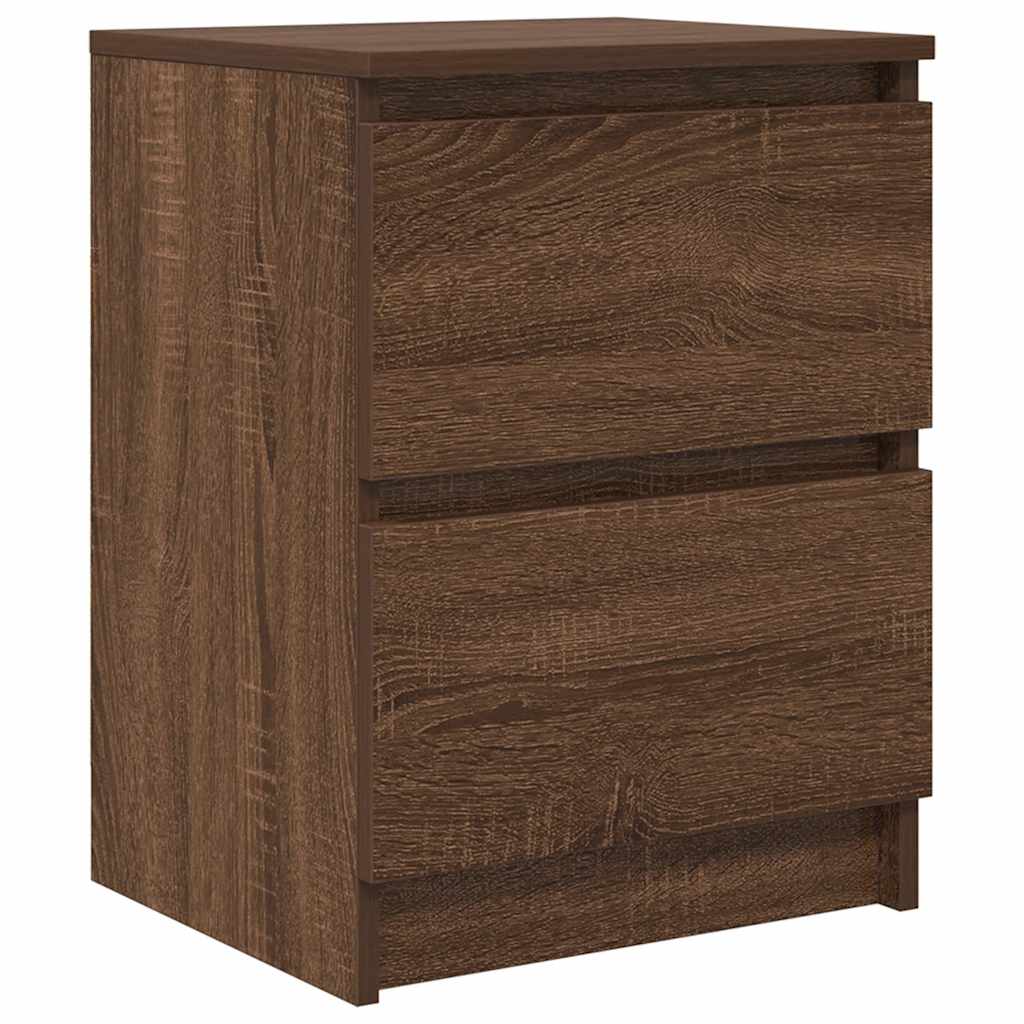 vidaXL Szafka pod TV, brązowy dąb, 40x35x54cm, materiał drewnopochodny