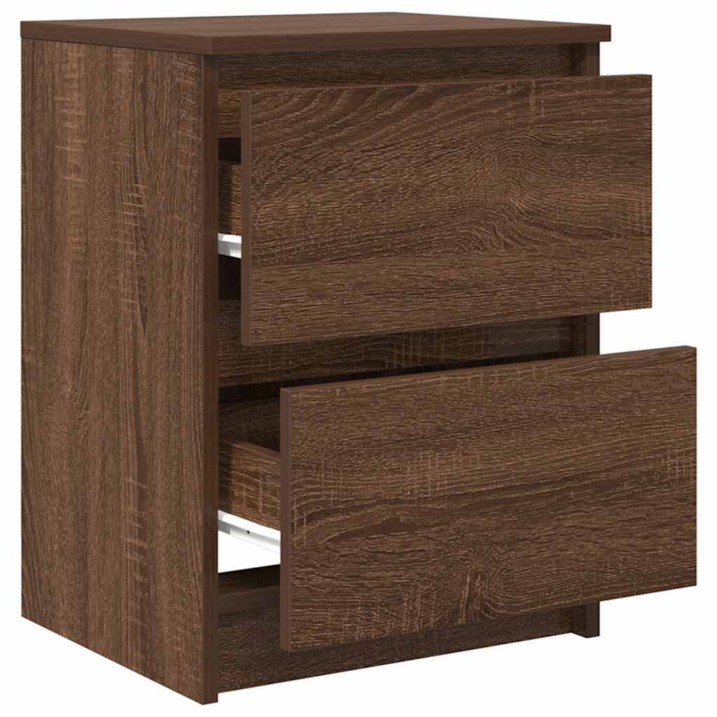vidaXL Szafka pod TV, brązowy dąb, 40x35x54cm, materiał drewnopochodny