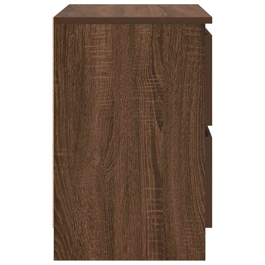 vidaXL Szafka pod TV, brązowy dąb, 40x35x54cm, materiał drewnopochodny
