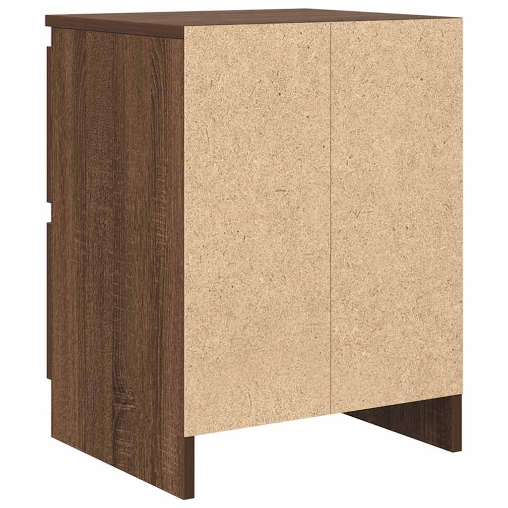 vidaXL Szafka pod TV, brązowy dąb, 40x35x54cm, materiał drewnopochodny