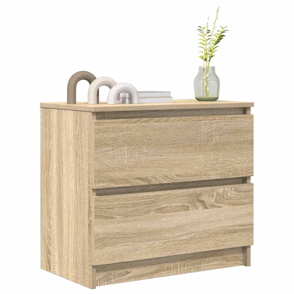 vidaXL Szafka RTV Sonoma Oak 60x35x54 cm Drewno klejone