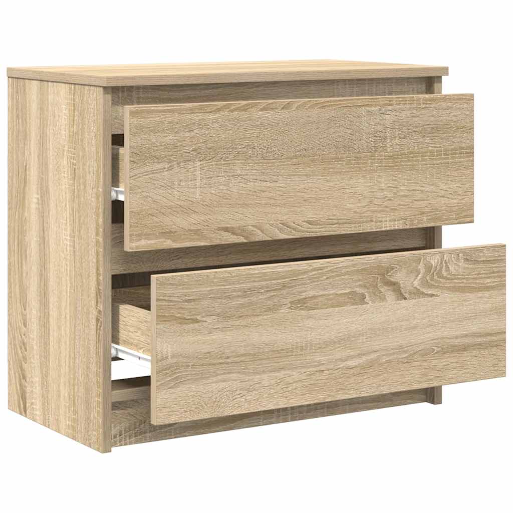 vidaXL Szafka RTV Sonoma Oak 60x35x54 cm Drewno klejone