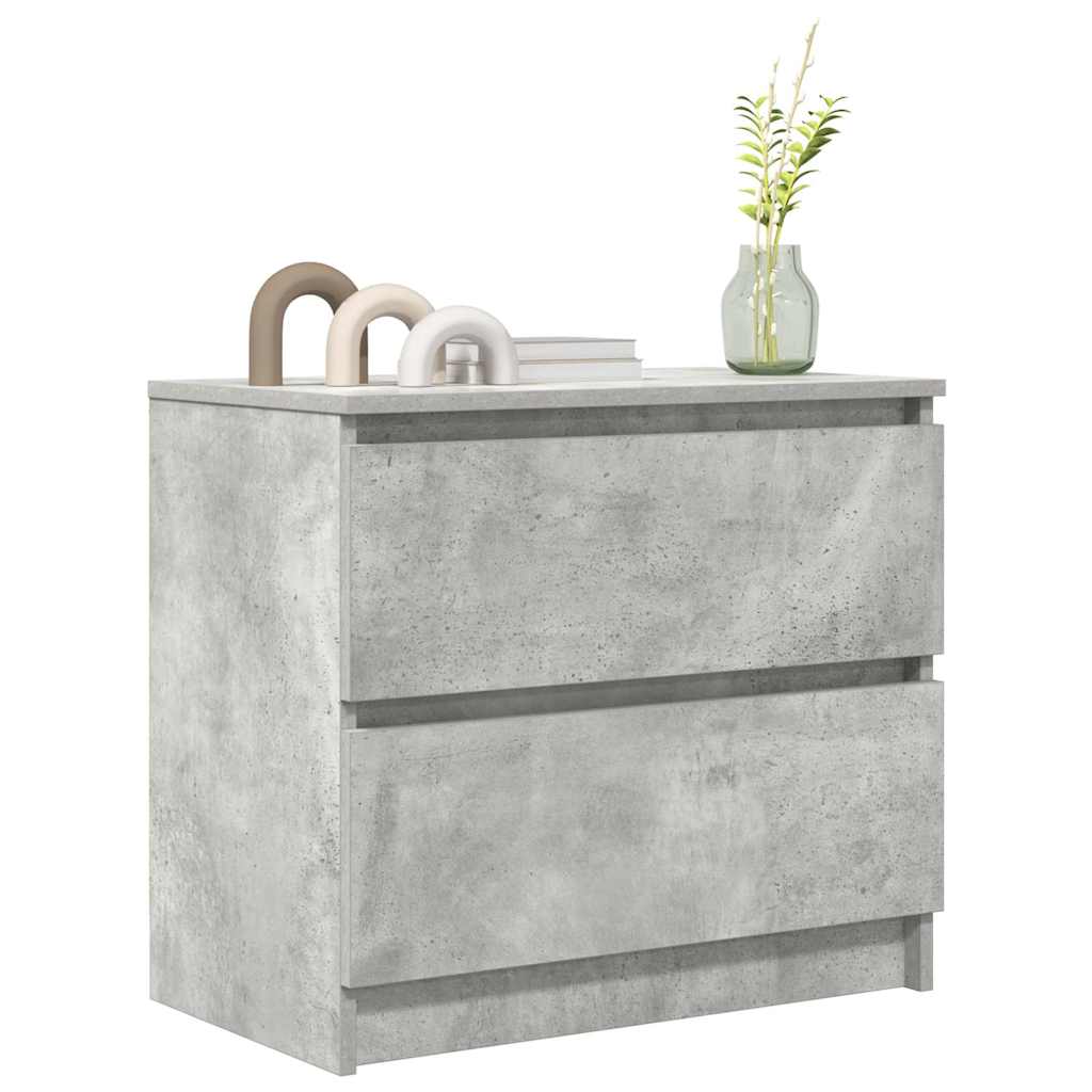 vidaXL Szafka RTV Beton Szary 60x35x54 cm Drewno klejone