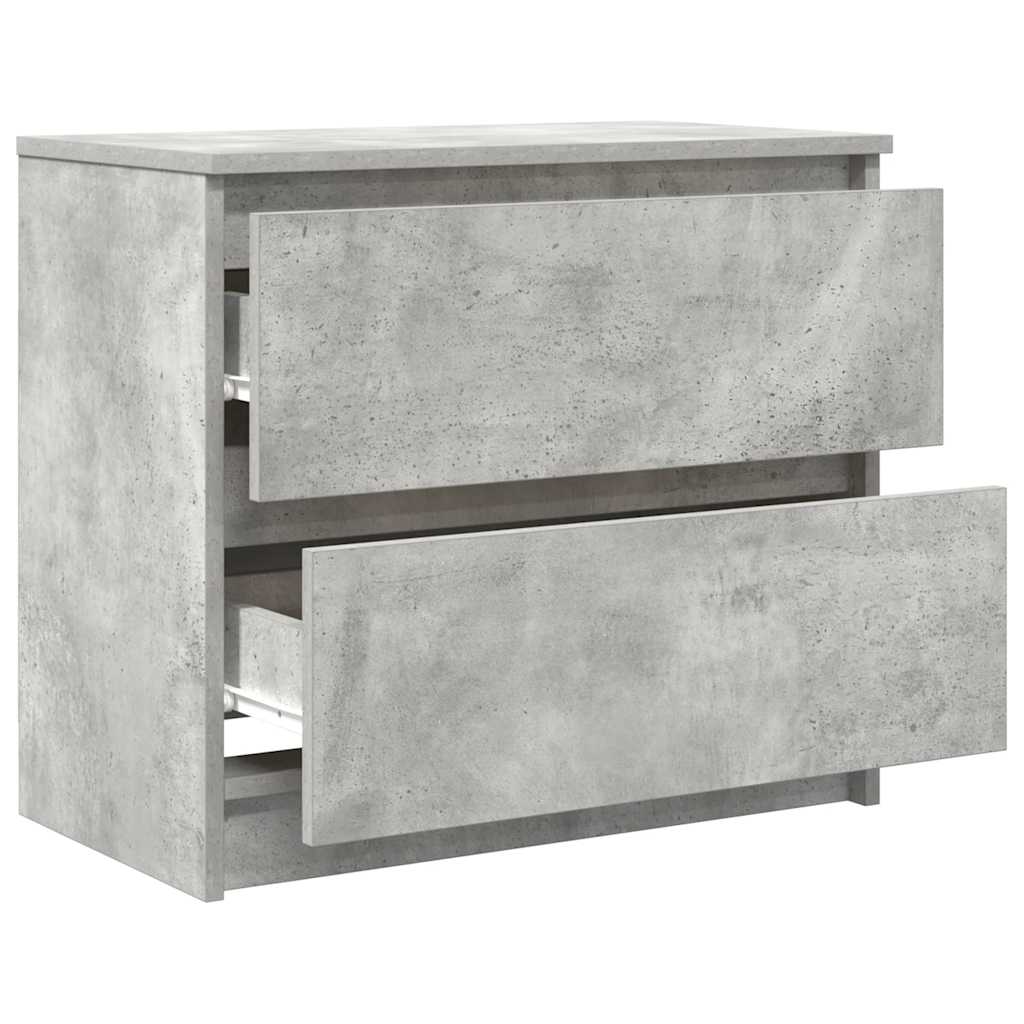 vidaXL Szafka RTV Beton Szary 60x35x54 cm Drewno klejone