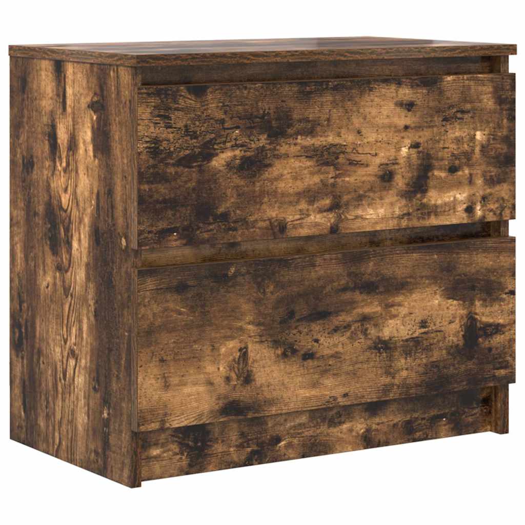 vidaXL Szafka RTV Dąb wędzony 60x35x54 cm Drewno klejone