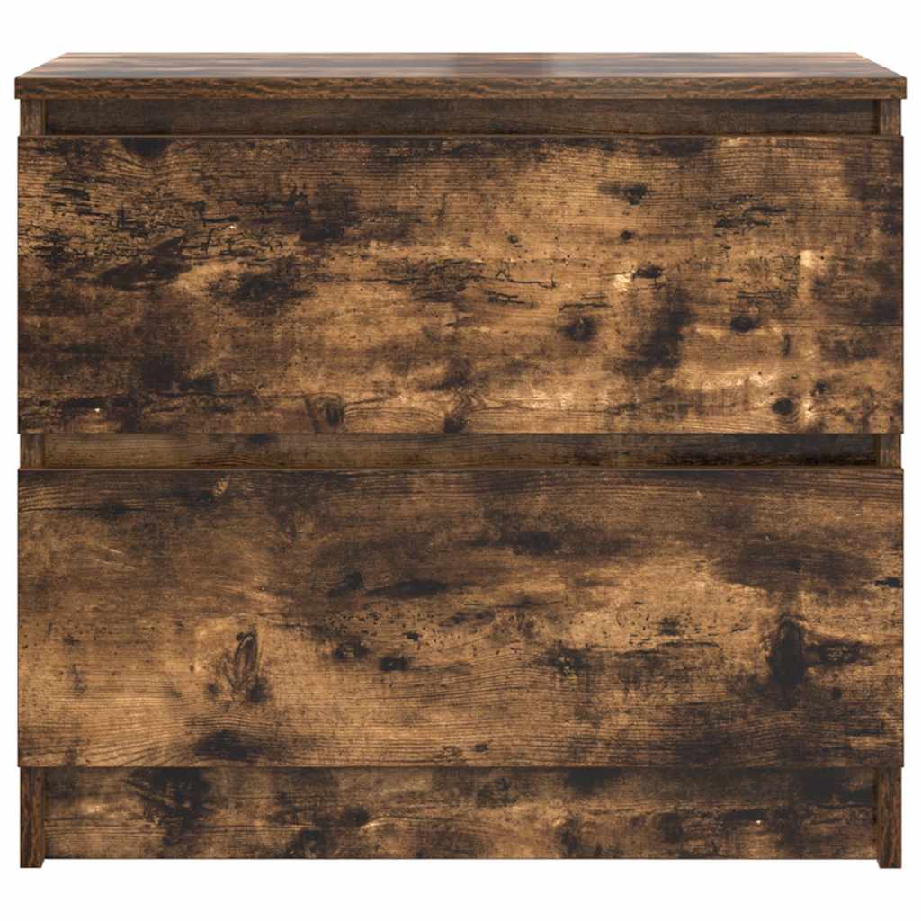 vidaXL Szafka RTV Dąb wędzony 60x35x54 cm Drewno klejone