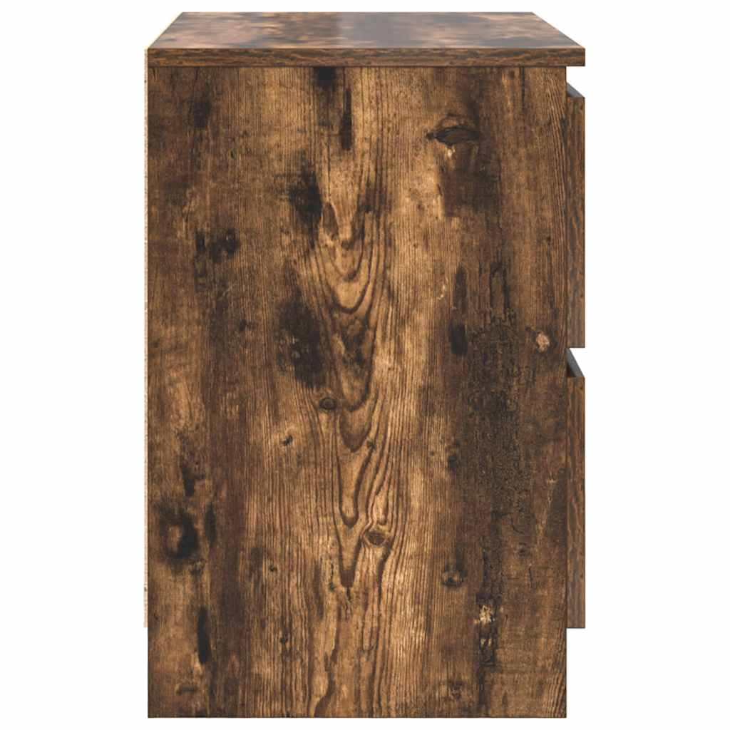 vidaXL Szafka RTV Dąb wędzony 60x35x54 cm Drewno klejone