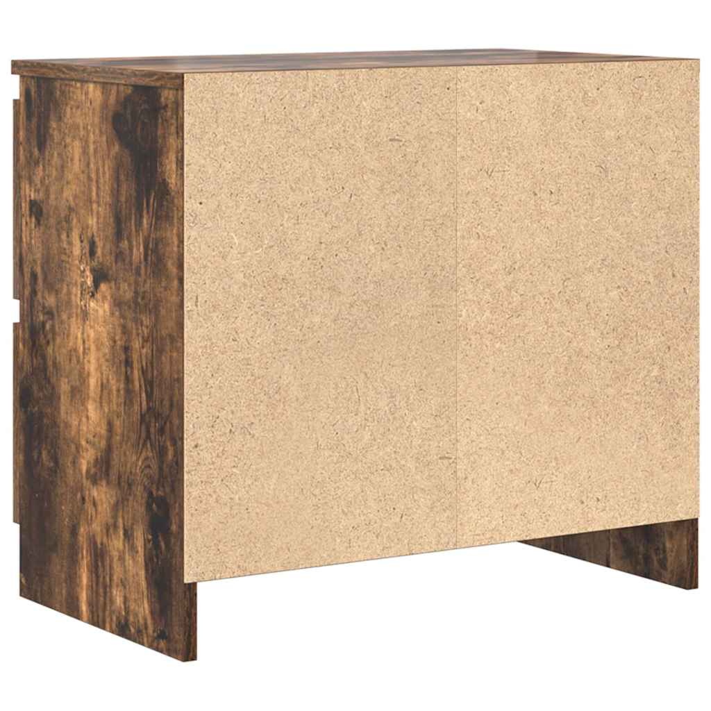 vidaXL Szafka RTV Dąb wędzony 60x35x54 cm Drewno klejone