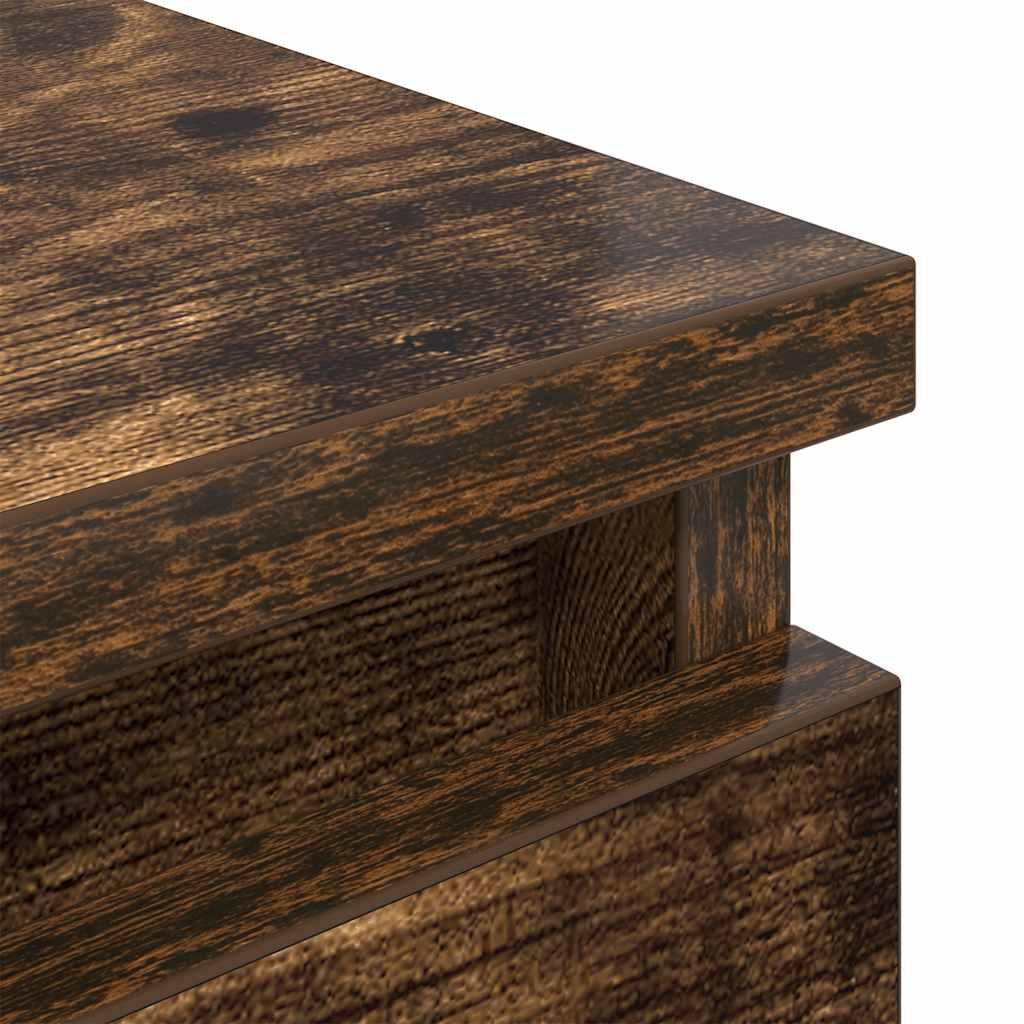 vidaXL Szafka RTV Dąb wędzony 60x35x54 cm Drewno klejone