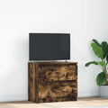 vidaXL Szafka RTV Dąb wędzony 60x35x54 cm Drewno klejone