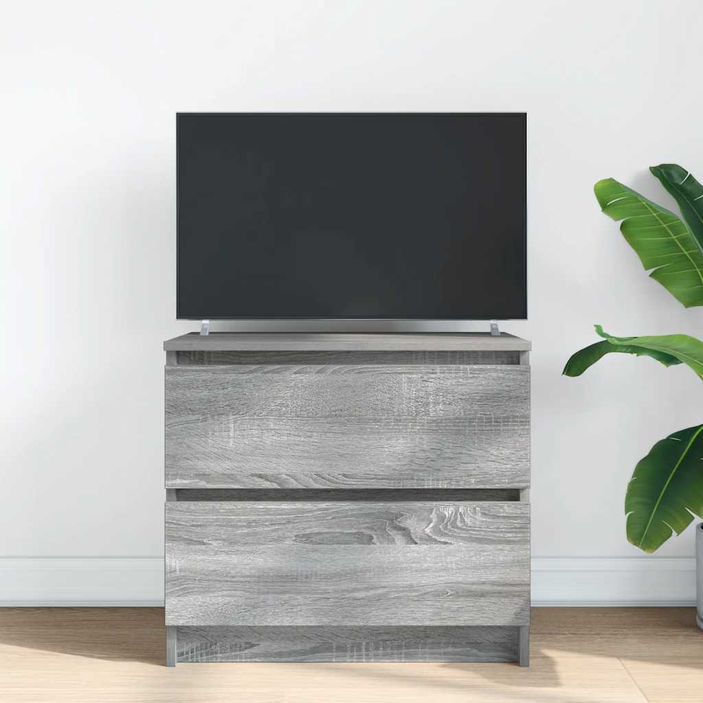 vidaXL Szafka RTV Szara Sonoma 60x35x54 cm Drewno klejone