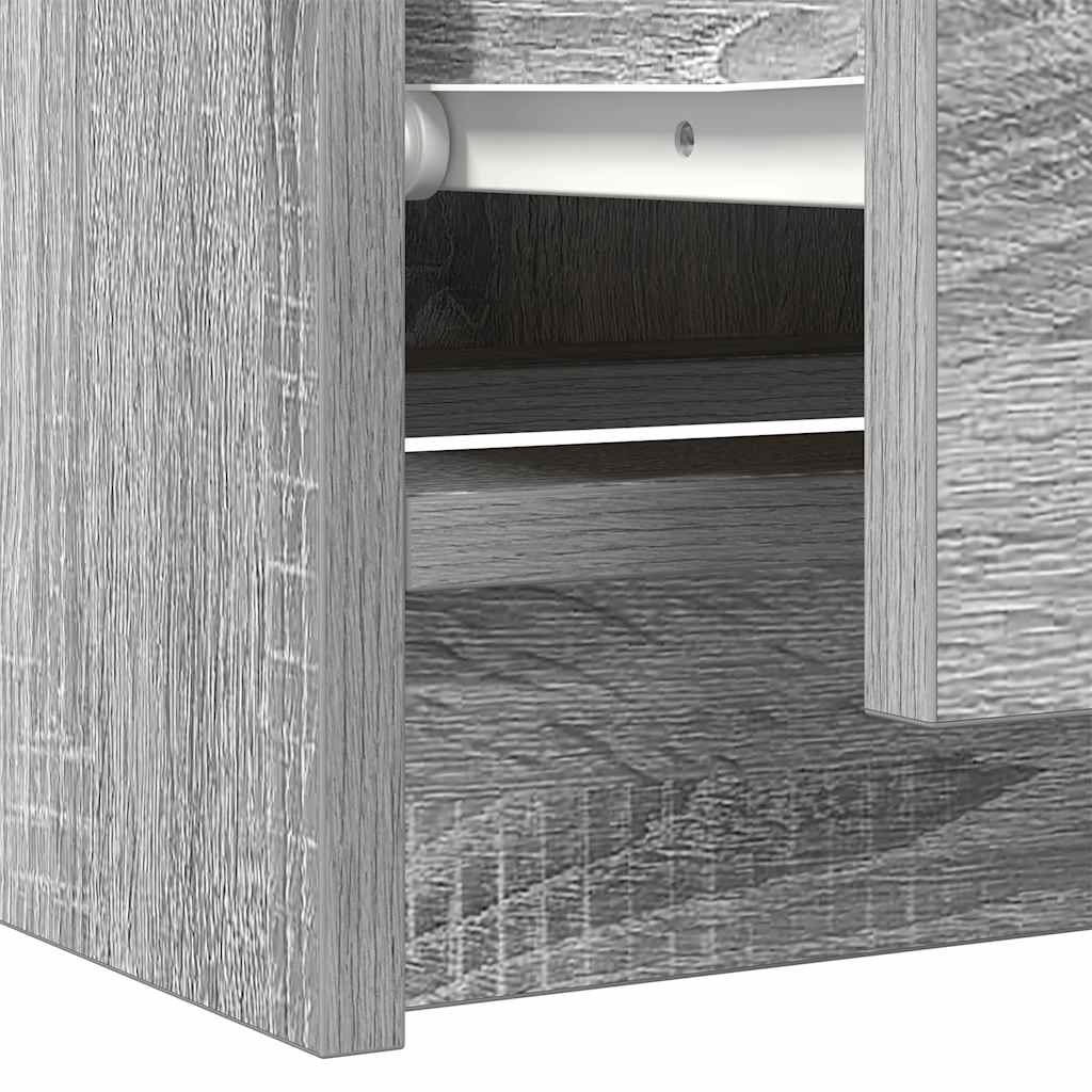 vidaXL Szafka RTV Szara Sonoma 60x35x54 cm Drewno klejone