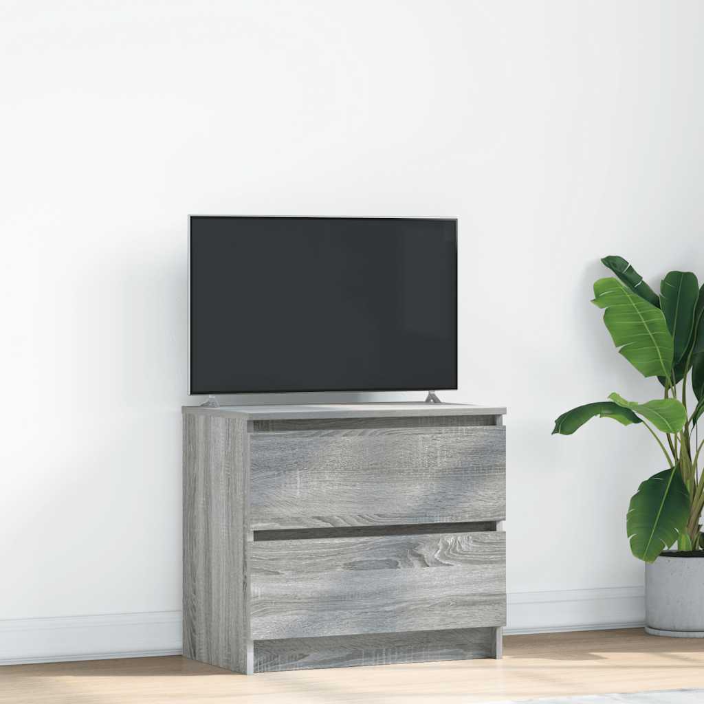 vidaXL Szafka RTV Szara Sonoma 60x35x54 cm Drewno klejone