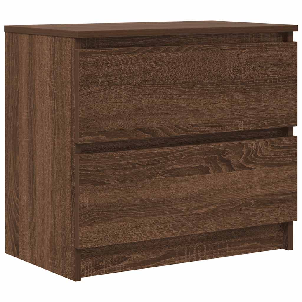 vidaXL Szafka RTV Brązowy Dąb 60x35x54 cm Drewno klejone