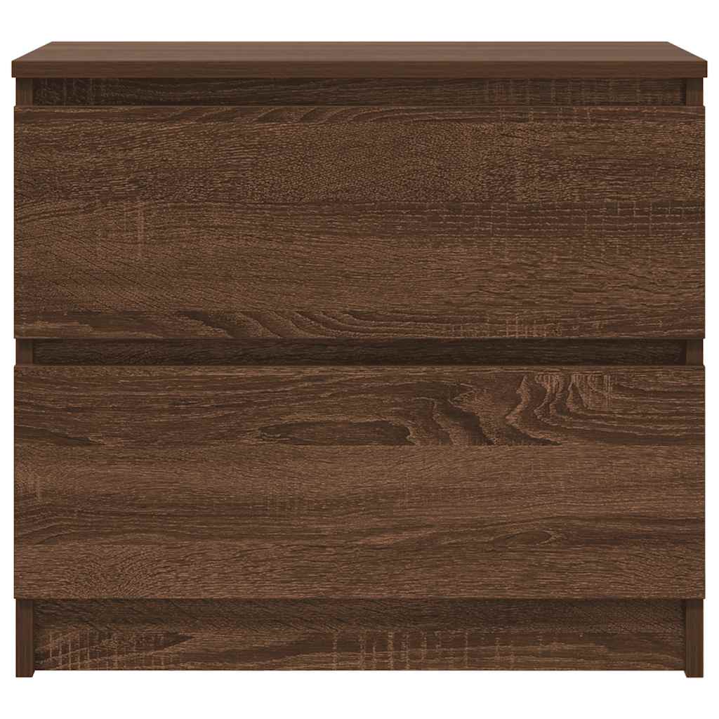 vidaXL Szafka RTV Brązowy Dąb 60x35x54 cm Drewno klejone