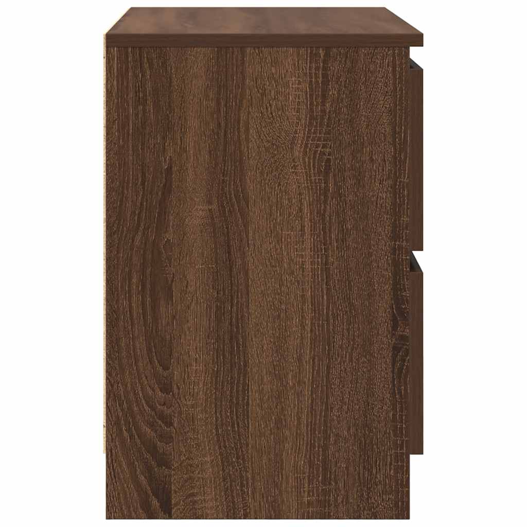 vidaXL Szafka RTV Brązowy Dąb 60x35x54 cm Drewno klejone