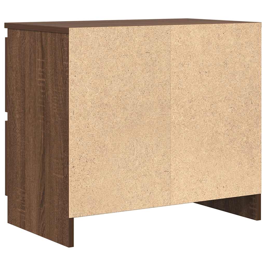 vidaXL Szafka RTV Brązowy Dąb 60x35x54 cm Drewno klejone