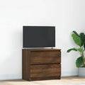 vidaXL Szafka RTV Brązowy Dąb 60x35x54 cm Drewno klejone