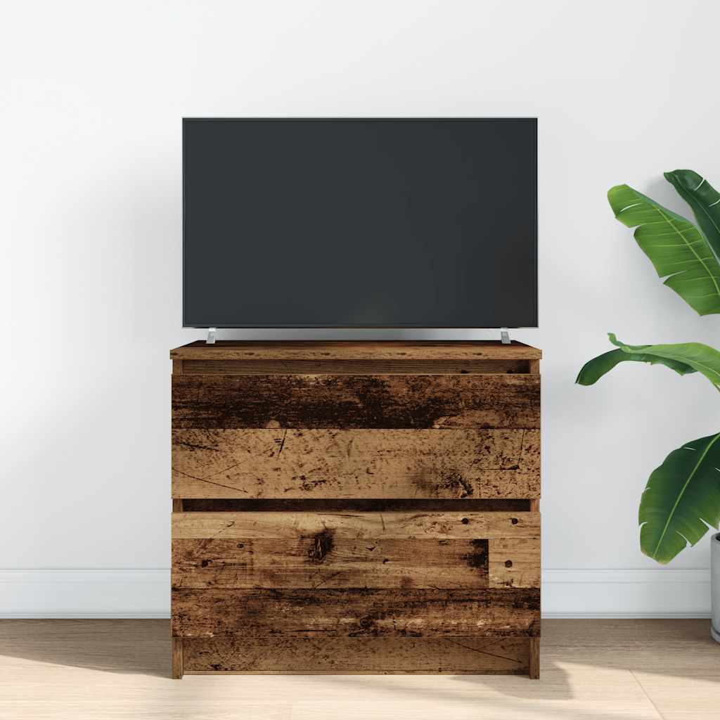 vidaXL Szafka RTV Stare drewno 60x35x54 cm Drewno klejone