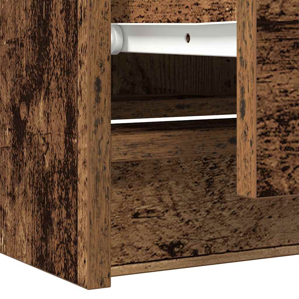 vidaXL Szafka RTV Stare drewno 60x35x54 cm Drewno klejone