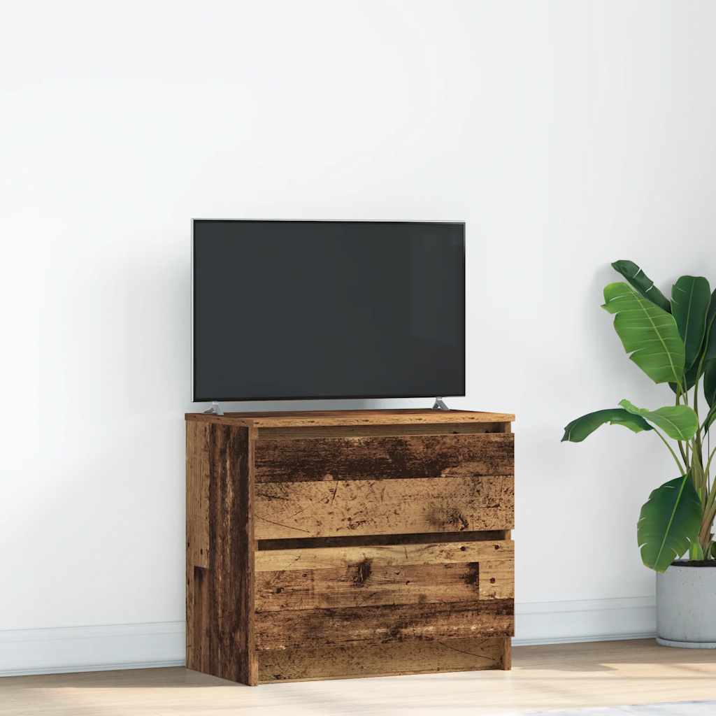 vidaXL Szafka RTV Stare drewno 60x35x54 cm Drewno klejone