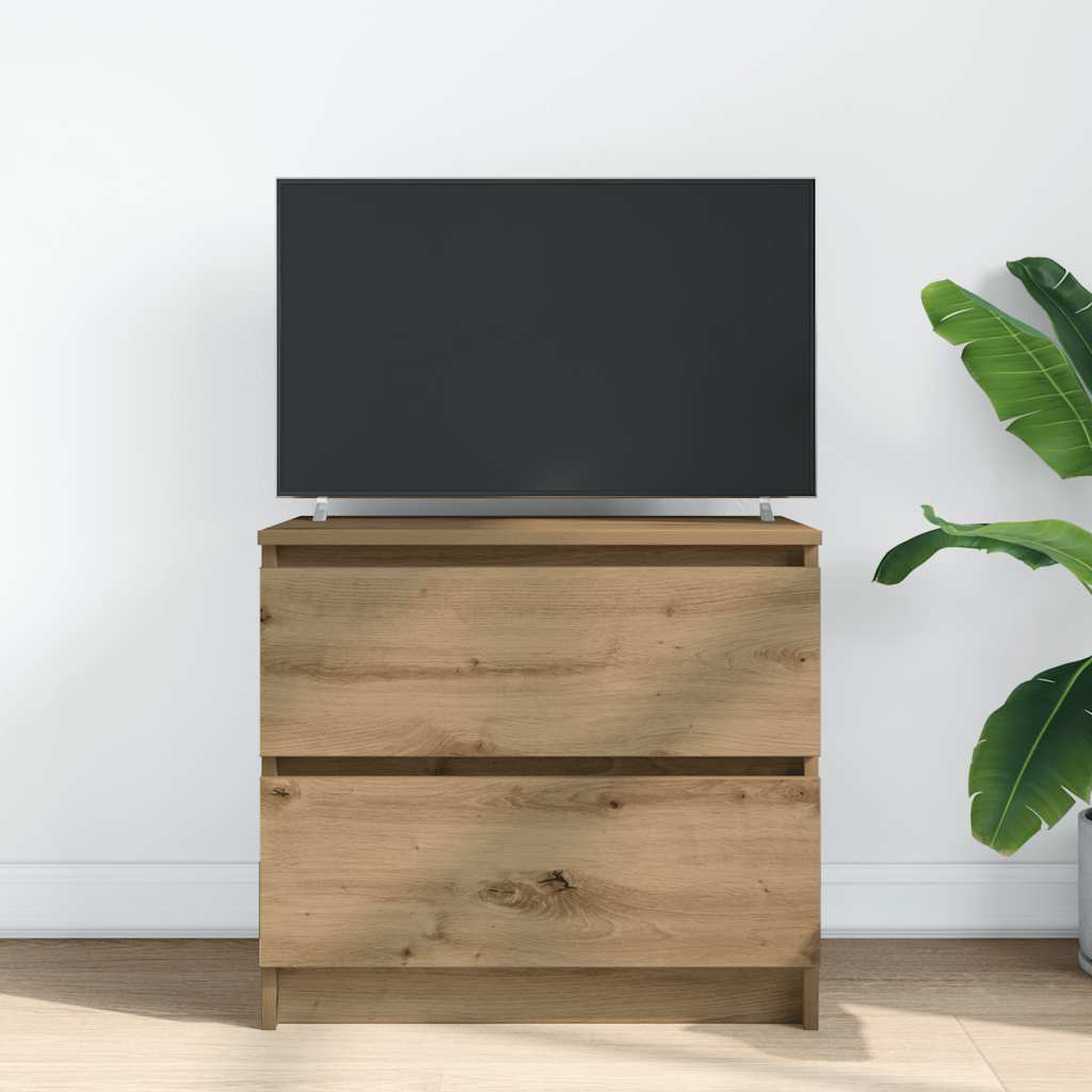 vidaXL Szafka RTV Artisan Oak 60x35x54 cm Drewno klejone
