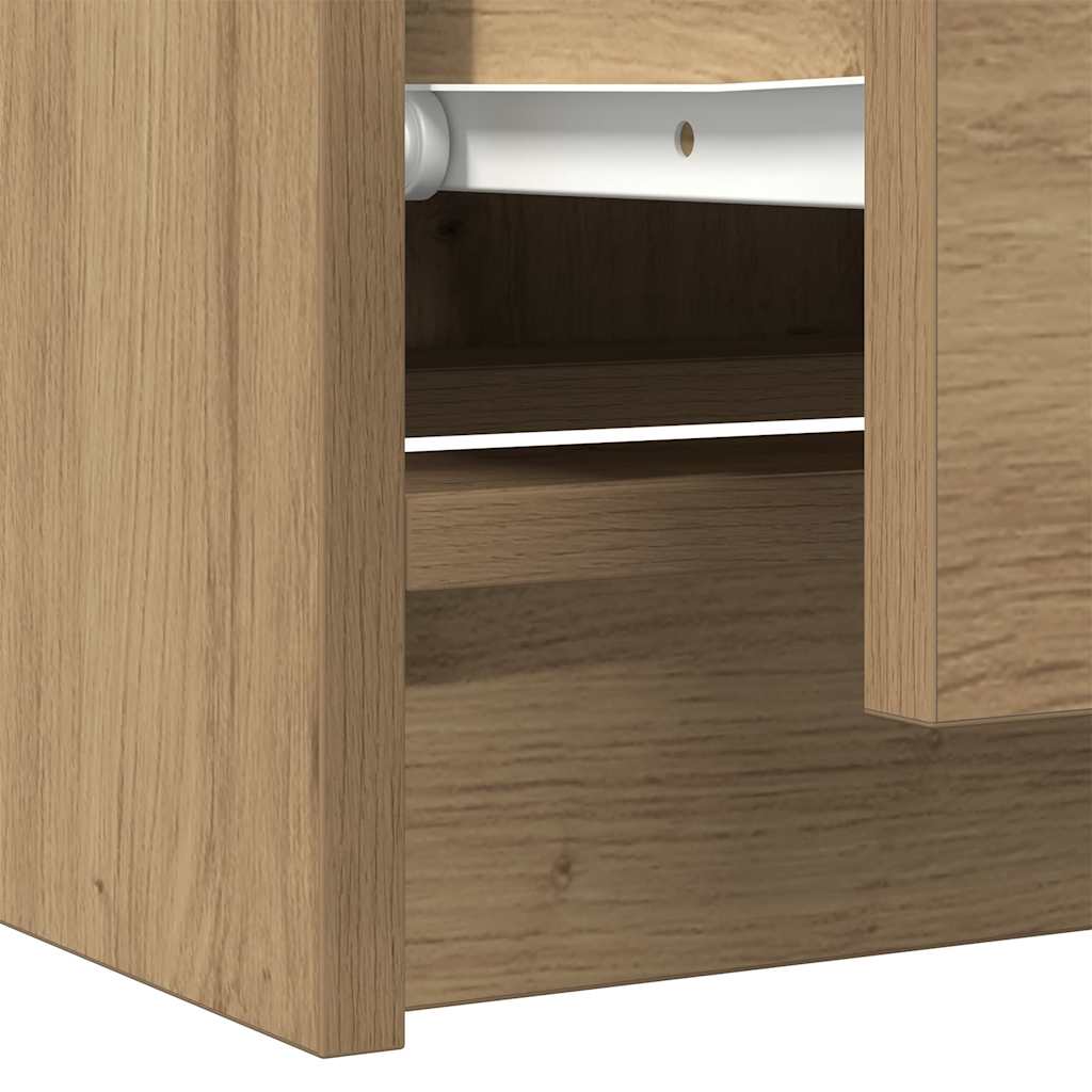 vidaXL Szafka RTV Artisan Oak 60x35x54 cm Drewno klejone