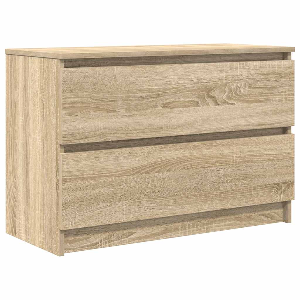 vidaXL Szafka RTV Sonoma Oak 80x35x54 cm Drewno klejone