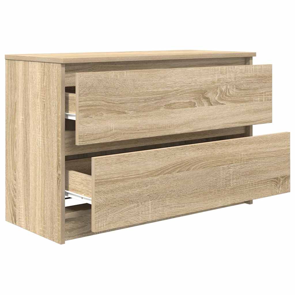 vidaXL Szafka RTV Sonoma Oak 80x35x54 cm Drewno klejone