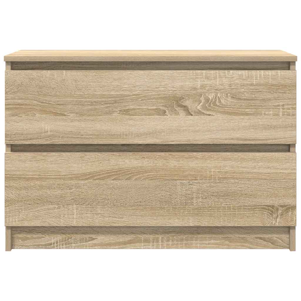 vidaXL Szafka RTV Sonoma Oak 80x35x54 cm Drewno klejone