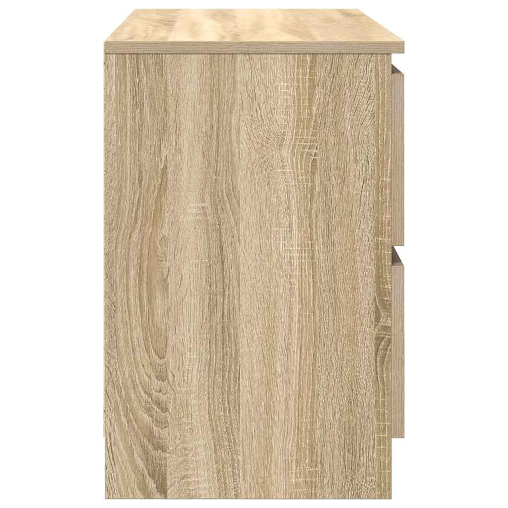 vidaXL Szafka RTV Sonoma Oak 80x35x54 cm Drewno klejone