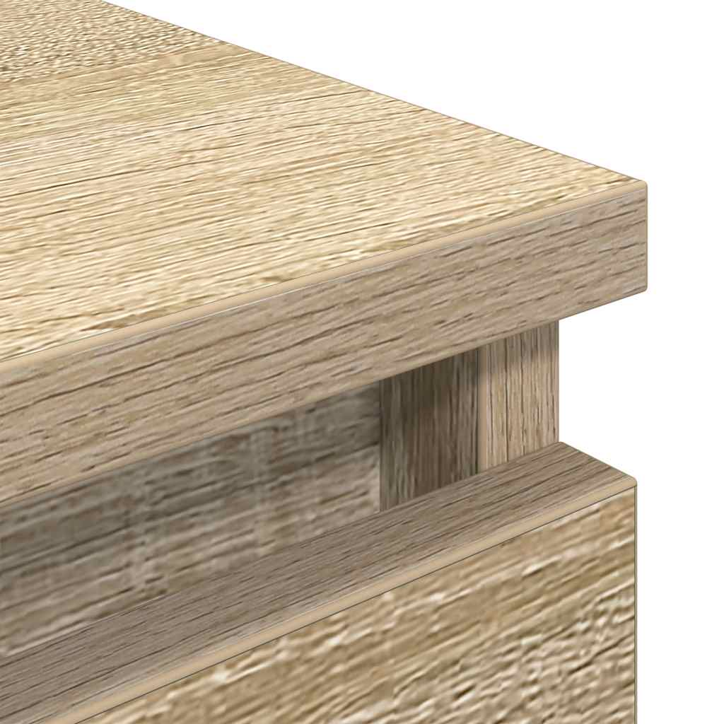 vidaXL Szafka RTV Sonoma Oak 80x35x54 cm Drewno klejone