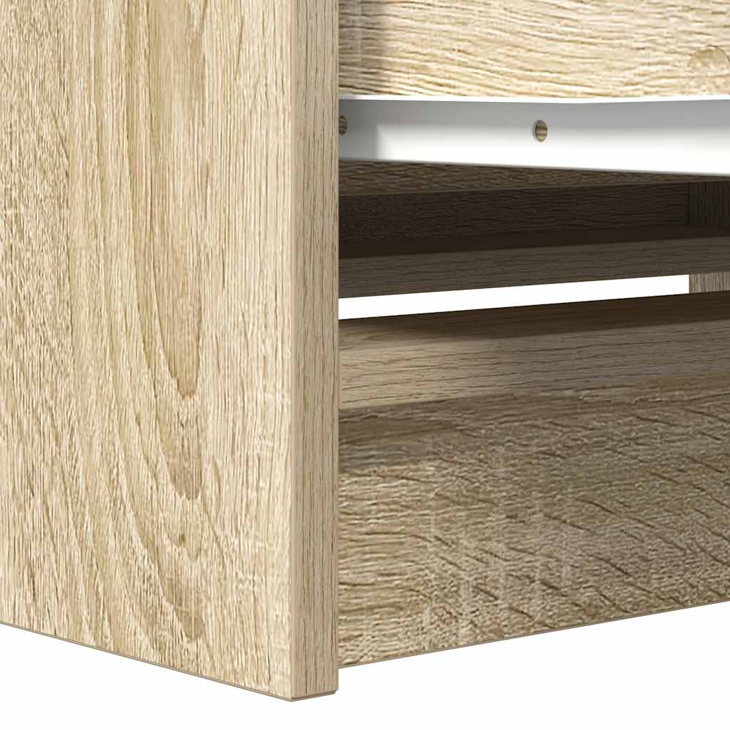 vidaXL Szafka RTV Sonoma Oak 80x35x54 cm Drewno klejone