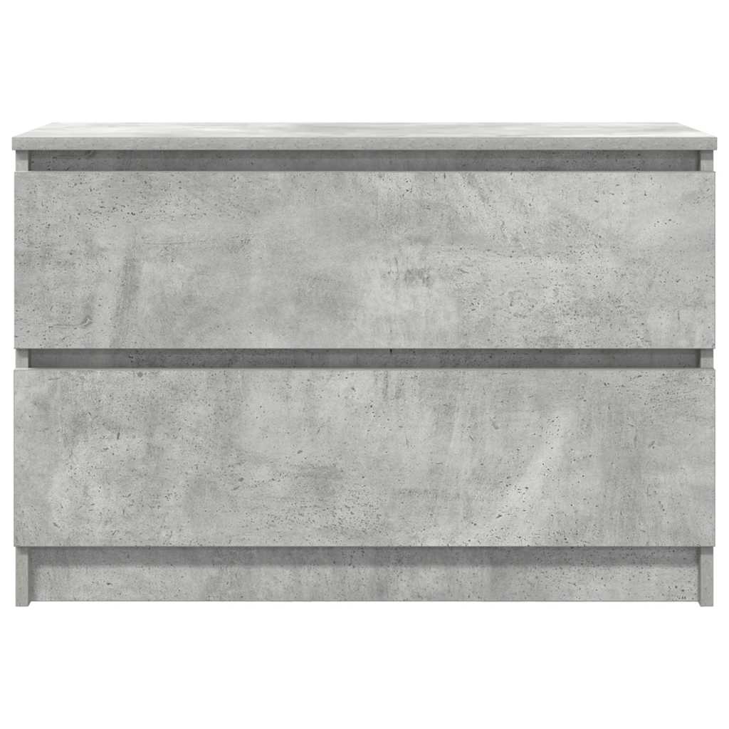 vidaXL Szafka RTV Betonowa Szara 80x35x54 cm Drewno klejone