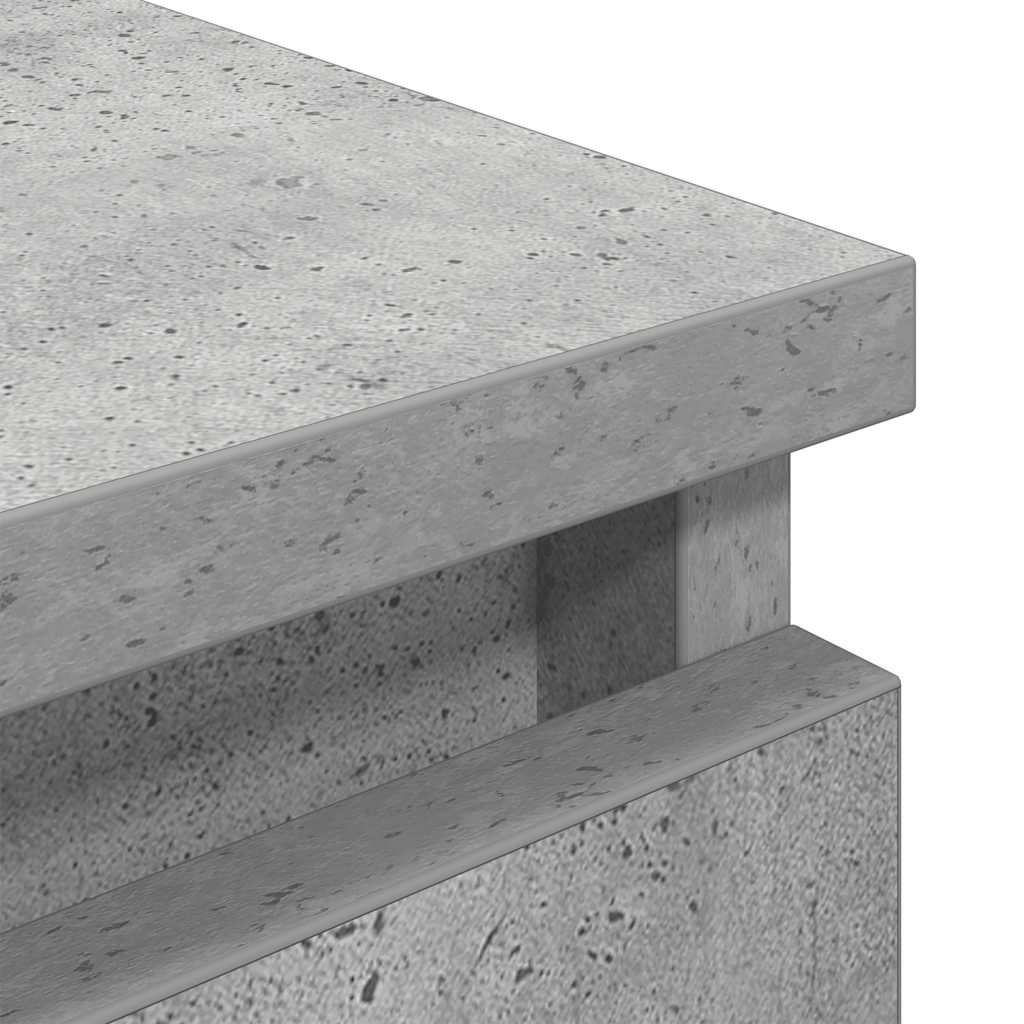 vidaXL Szafka RTV Betonowa Szara 80x35x54 cm Drewno klejone