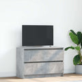 vidaXL Szafka RTV Betonowa Szara 80x35x54 cm Drewno klejone