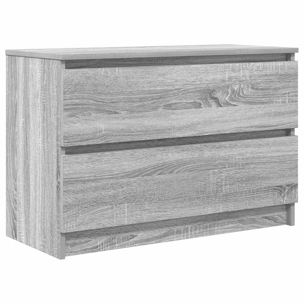 vidaXL Szafka RTV Szara Sonoma 80x35x54 cm Drewno klejone