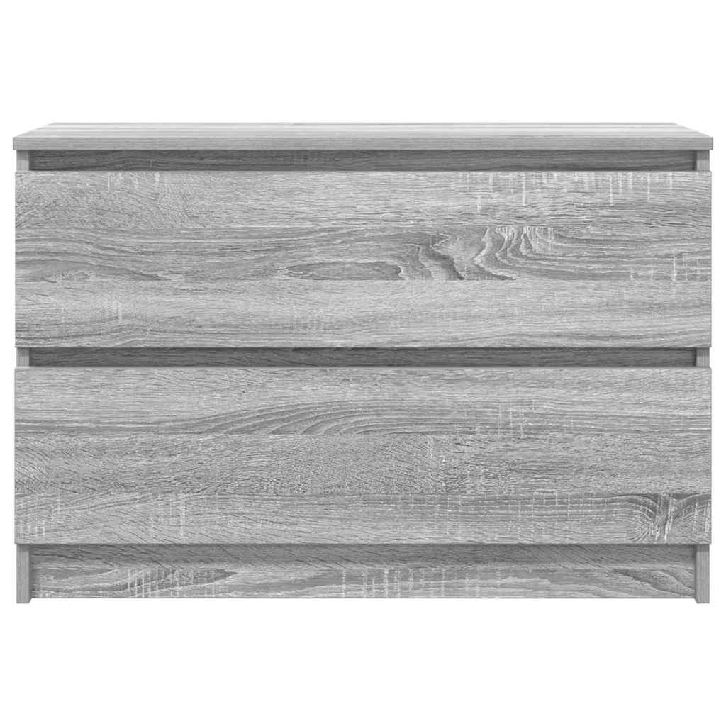 vidaXL Szafka RTV Szara Sonoma 80x35x54 cm Drewno klejone