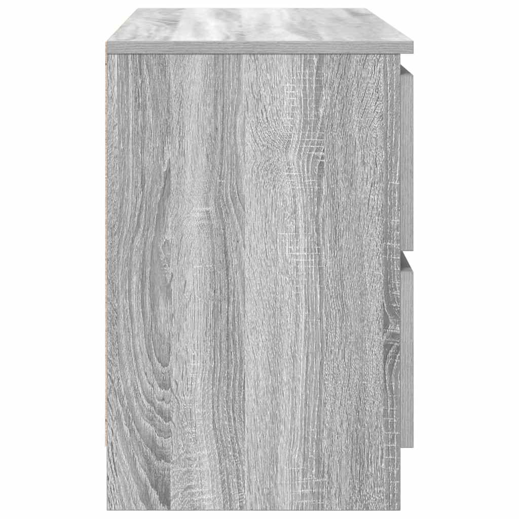 vidaXL Szafka RTV Szara Sonoma 80x35x54 cm Drewno klejone