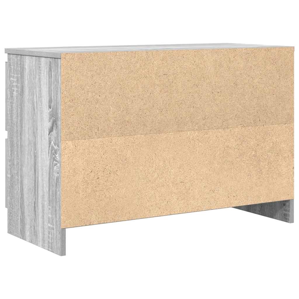 vidaXL Szafka RTV Szara Sonoma 80x35x54 cm Drewno klejone