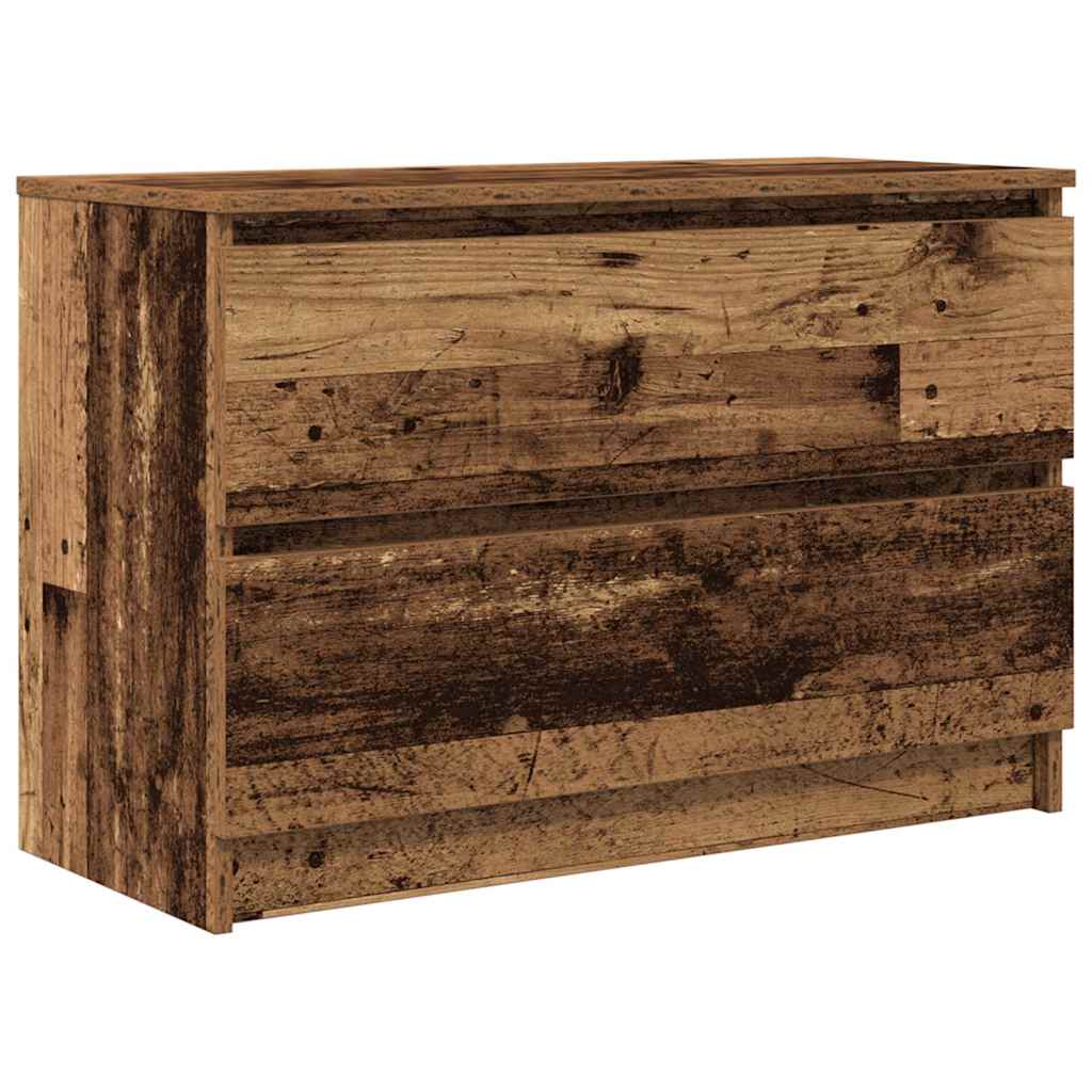 vidaXL Szafka RTV Stare drewno 80x35x54 cm Drewno klejone