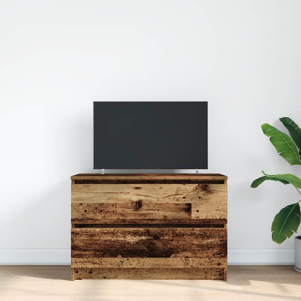 vidaXL Szafka RTV Stare drewno 80x35x54 cm Drewno klejone