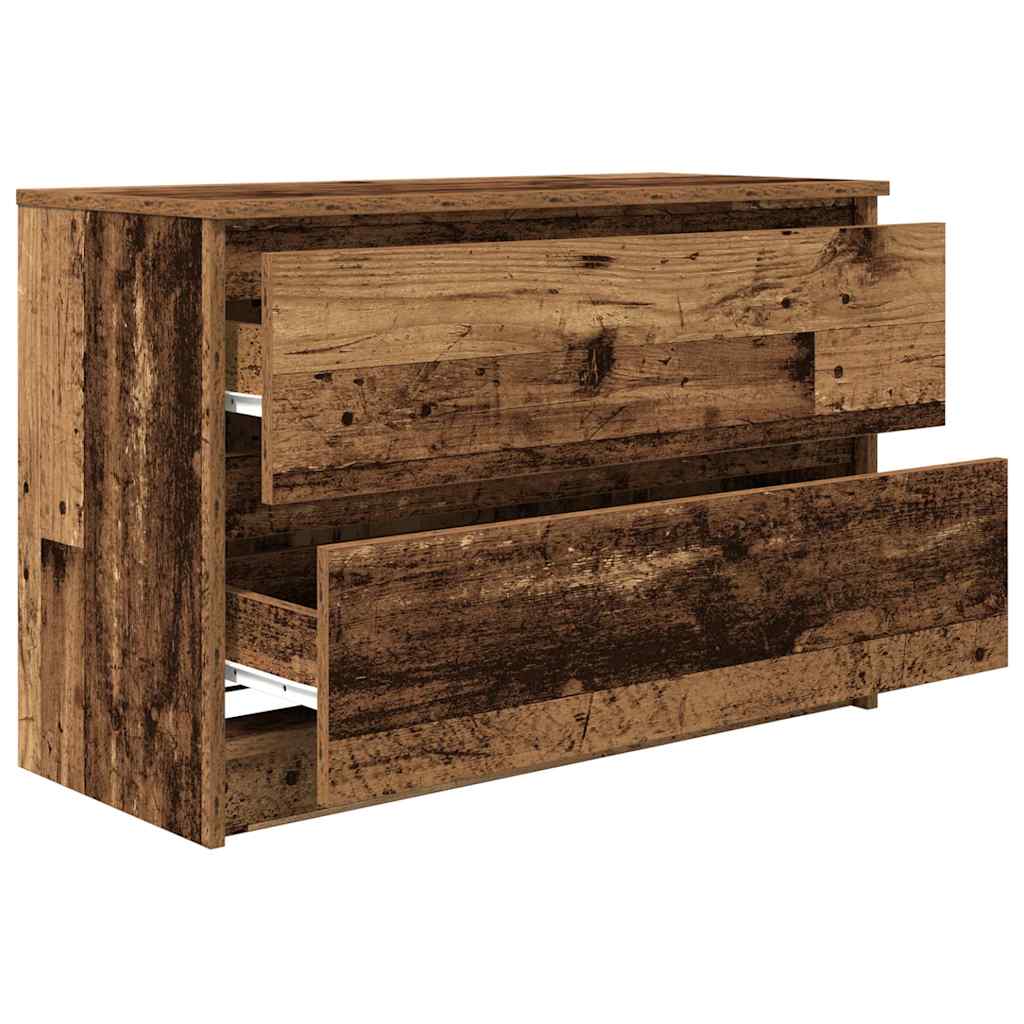 vidaXL Szafka RTV Stare drewno 80x35x54 cm Drewno klejone