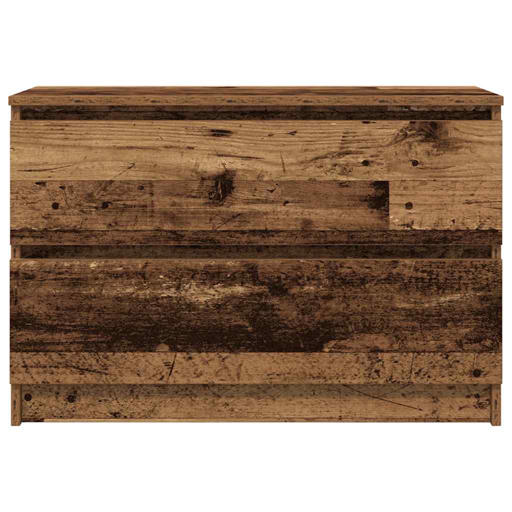 vidaXL Szafka RTV Stare drewno 80x35x54 cm Drewno klejone