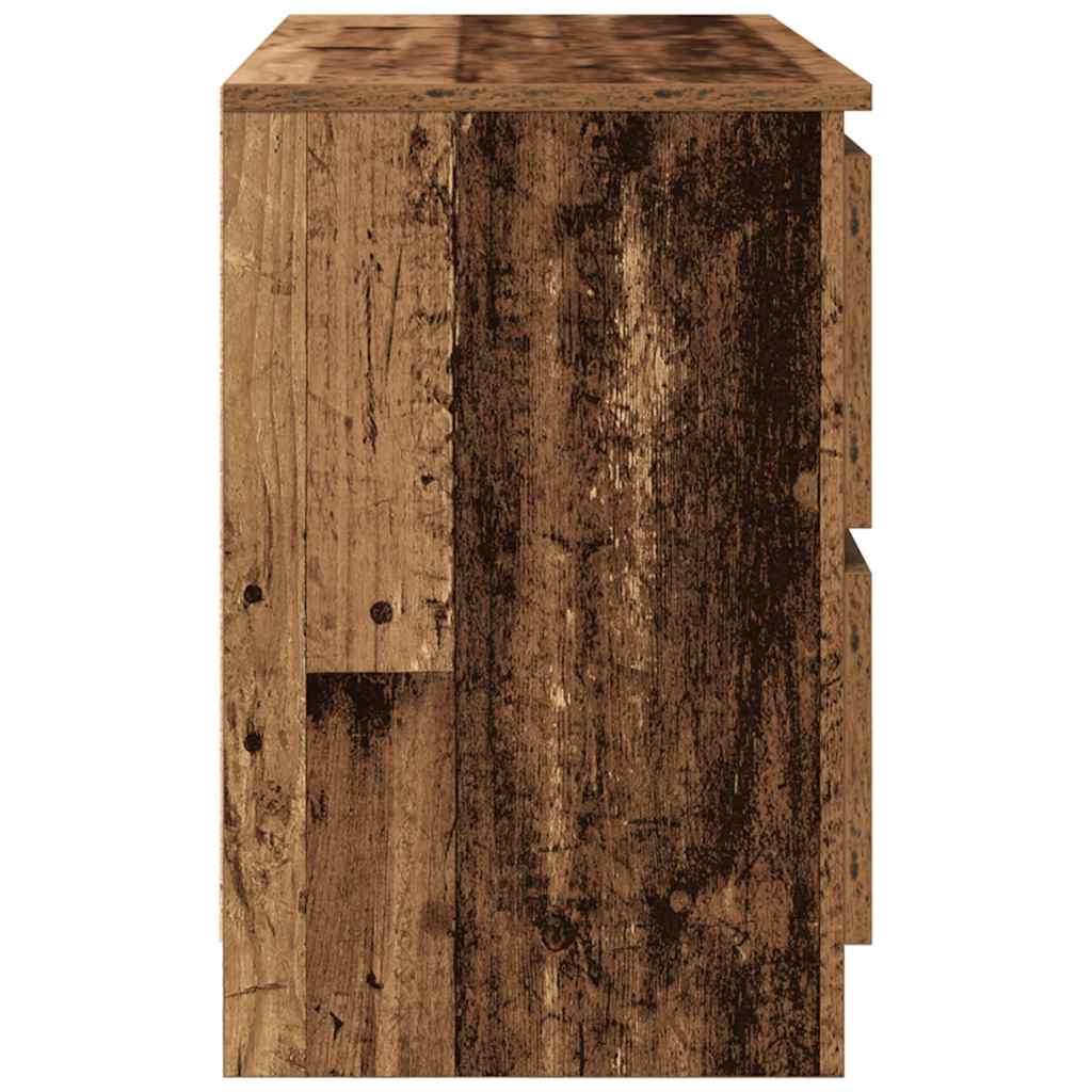 vidaXL Szafka RTV Stare drewno 80x35x54 cm Drewno klejone