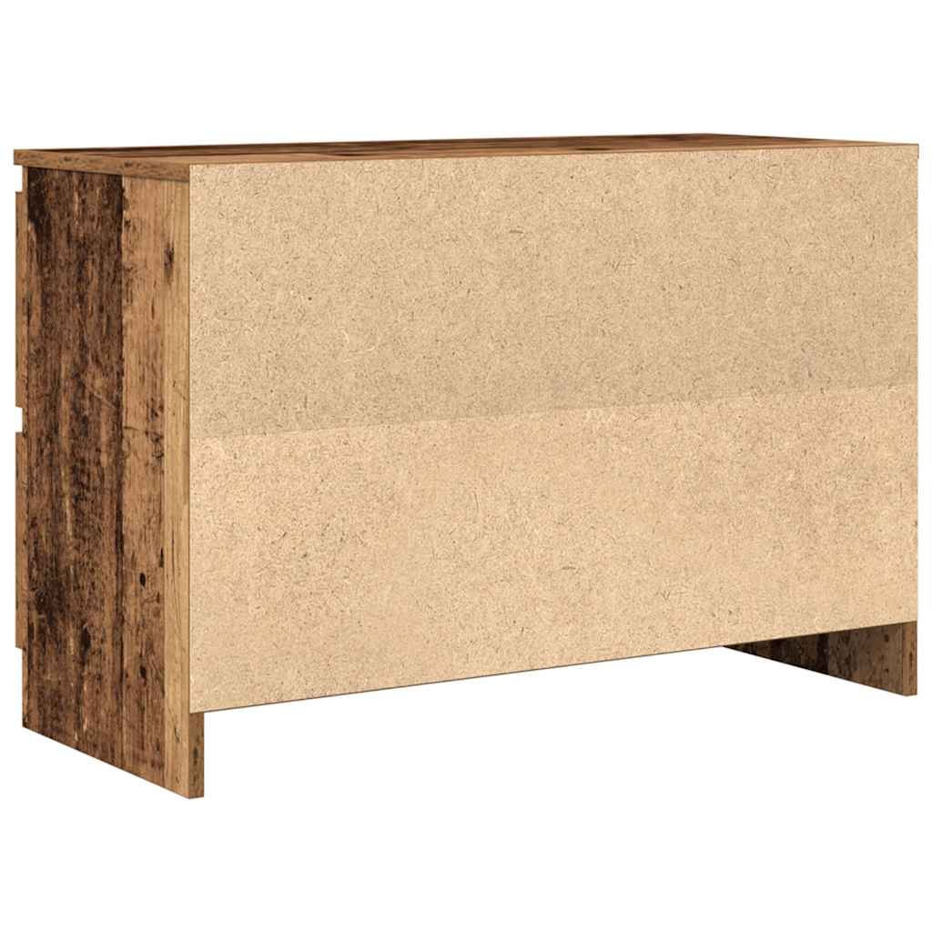 vidaXL Szafka RTV Stare drewno 80x35x54 cm Drewno klejone