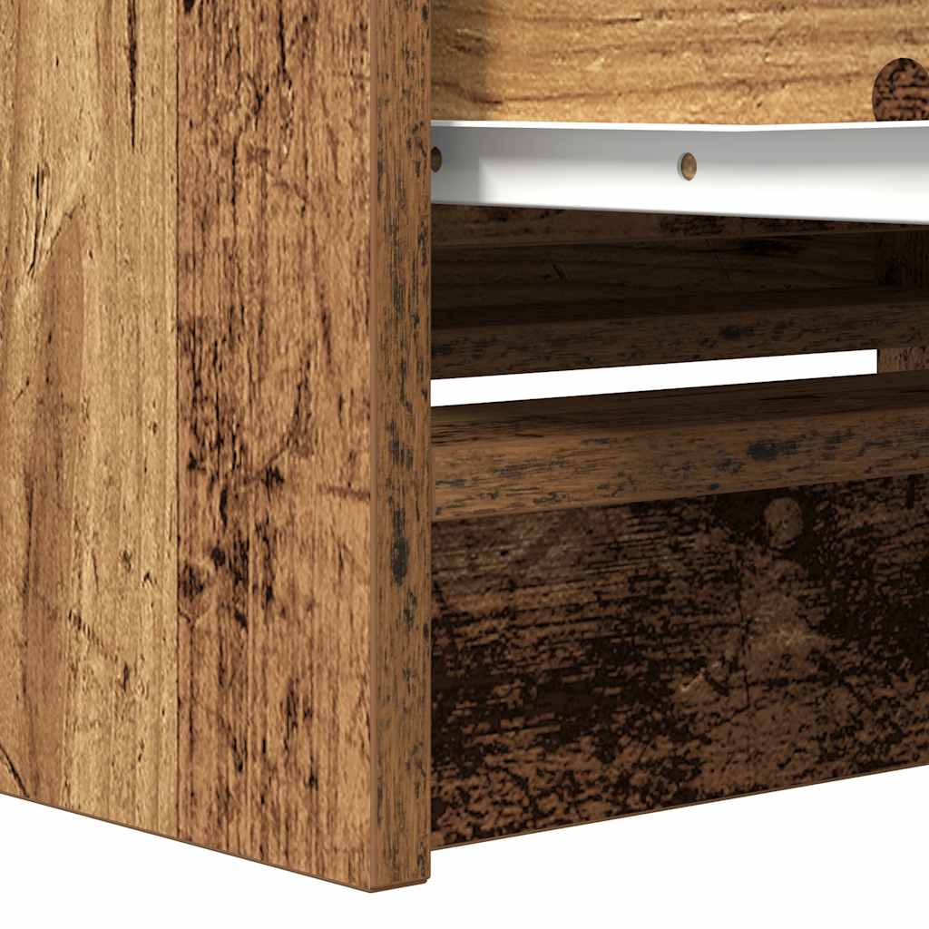 vidaXL Szafka RTV Stare drewno 80x35x54 cm Drewno klejone